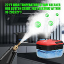 7-in-1 Handheld Steam Cleaner, 2200W High Pressure Steam Cleaner, 1.2L Portable Car Steam Cleaner for Home Kitchen, Bathroom, floor and Car Cleaning, 10s Fast Heating High Pressure Steam Cleaning, Red by TinyTreasures Baby Boutique