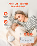 VEVOR Sound Machine, 30 Soothing Sleep Sounds, 3-in-1 Portable and Hangable White Noise Sound Machine with Auto-Off Timer, Soft Ring Light and Memory Function, for Baby, Adults, Home, Office & Travel by TinyTreasures Baby Boutique