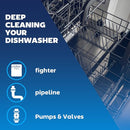 Dishwasher Cleaner and Deodorizer Tablet - Helps Remove Limescale, Mineral Buildup and Odor - Formulated to Clean Inside all Machines - 12 Cleaner Tablets… by TinyTreasures Baby Boutique