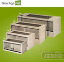 New Age Pet ECOFLEX 48" Mojave Reptile Lounge -Durable Wood Plastic Composite Habitat with Ventilation, Removable Glass Doors & Lock, Easy Assembly, for Tortoises, Snakes, Iguanas by CozyNest Decor