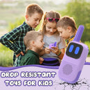 Outdoor Toys for Kids Ages 4-8, Kids Walkie Talkies 2 Pack 1000FT Long Distance with 2 Channels, Handheld Walky Talky for Children Interactive Toys Birthday Gifts for Girls Boys 5-7 Year Old by TinyTreasures Baby Boutique