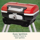 Cuisinart Petite Gourmet Portable Gas Grill with VersaStand, Compact Portable Grill Propane, 150 Sq. In. Cooking Surface, 5,500 BTU Burner Small Gas Grills for Camping, BBQ, Adjustable Base, Handles by GreenHaven Gardens