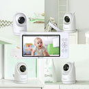bonoch Add-on Baby Camera Unit for BBM01/ BBM03/ BBM05, 720p HD Video Baby Monitor Camera No WiFi, Security Split-Screen, Auto Night Vision, 4X Zoom, 2-Way Audio, Temperature Sensor, 8 Lullabies by TinyTreasures Baby Boutique