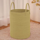 Large Woven Laundry Basket Hamper,80L Cotton Rope Storage Bin for Blankets,Toys and Clothes,Decorative Tall Nursery Hamper for Living Room,Baby Nursery,Bathroom and Bedroom,Jute by CozyNest Decor