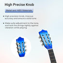 ADM Beginner Acoustic Classical Guitar 34 Inch Nylon Strings Wooden Guitar Bundle Kit for Kid Boy Girl Student Youth Guitarra Online Lessons with Gig Bag, Strap, Tuner, Strings, Picks, Blue by TinyTreasures Baby Boutique