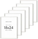 HAUS AND HUES Standalone White Oak Frame Set of 6-18x24 by CozyNest Decor