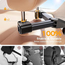 Baby Car Mirror for Baby Hook Clip Design Never Shake Baby Mirror for Car Seat Rear Facing Easy Install Crystal Clear View ShatterProof Crash Tested White by TinyTreasures Baby Boutique