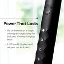 Burst Original Sonic Electric Toothbrush for Adults (Black) | Soft Bristle Deep Clean Stain & Plaque Removal | 3 Modes: Teeth Whitening, Sensitive & Massage by CozyNest Decor