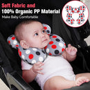 KAKIBLIN Baby Travel Pillow,Baby Neck Pillows for Car Seat,Upgraded Baby Head Pillow,Toddler Head and Neck Baby Support Pillow for Car Seat, Pushchair,Travel (Grey Pot) by TinyTreasures Baby Boutique
