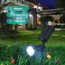URPOWER Solar Lights Outdoor, Adjustable Solar Spot Lights Outdoor, 2-in-1 Waterproof Solar Landscape Spotlights Wall Light, Dusk-to-Dawn Solar Powered Outdoor Light for Garden, Yard, Pathway (2 Pack) by GreenHaven Gardens