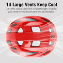 Kids Bike Helmet,2 Sizes Adjustable for Youth Child Boys & Girls Ages 3-5-8-14,Ventilation and Multi-Sport for Bicycle Scooter Skate by TinyTreasures Baby Boutique