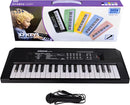 Kids Piano Keyboard, 37 Keys Portable Music Keyboard Early Learning Educational Electronic Music Piano Instrument Toys for 3 4 5 6 Year Old Boys and Girls (Black) by TinyTreasures Baby Boutique