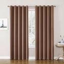 ChrisDowa Blackout Curtains 70 inches Wide for Bedroom - 2 Panels Set Extra Wide Grommet Thermal Insulated Room Darkening Curtains for Living Room (Cappuccino, 70 x 84 Inch) by CozyNest Decor