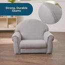 Children's Factory As We Grow Chair and Couch, Flexible Seating for Daycare or Preschool, Kids Reading Couch, Playroom Furniture, Gray by CozyNest Decor