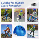 Kids Bike Helmet Set Adjustable Helmet for Ages 3-15 Kids Toddler Boys Girls Youth, Multi-Sport Bicycle Skateboarding Football Rollerskating Scooter Rollerblade Balance Bike Helmets by TinyTreasures Baby Boutique