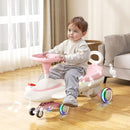 Kids Electric Ride On Car 12V - Electric Wiggle Car with Rechargeable Battery, LED Lights & Music,Anti-Rollover for Boys Girls Ages 3-8, Indoor/Outdoor Toy Vehicle up to 150 lbs by TinyTreasures Baby Boutique