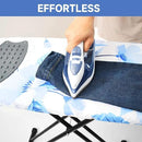 Ironing Board, Compact and Space Saver Ironing Board, Extra Wide Ironing Area with Extra Thick Heavy Duty Padded Cover, Stable Structure, Easy to Fold,Height Adjustable by CozyNest Decor