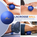 Sportneer 4 in 1 Foam Roller Set: Dual Textures Foam Roller, Foot Roller, Lacrosse Ball, Traction Massage Ball with String, Deep Massage Roller for Whole Body Release, Physical Therapy by CozyNest Decor