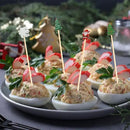 Christmas Cocktail Picks Toothpicks Fruit Dessert Sticks Food Sandwich Appetizer Charcuterie Skewers for Xmas Tree Snowman Elk Snowflake Christmas Decorations Themed Party Supplies, 5", 100 Count by CozyNest Decor