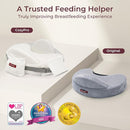 Momcozy CozyPro Nursing Pillow for Breastfeeding - All Around Ergonomic Comfort & Support - Pioneering Safety Fence - Plus Size Wider Feeding Pillow with Lumbar Support for Easier & Healthier Nursing by TinyTreasures Baby Boutique