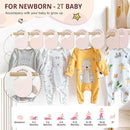Baby Closet Dividers, Double Sided Nursery Clothes Size Separators for Newborn to 2T, Round, Neutral, 8 Pcs by TinyTreasures Baby Boutique