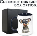 Personalized Coffee Mug, Custom Photo Caricature Gift, Funny Customized Coffee Gift for Men & Women, Custom Mugs with Pictures, Black 15oz Father's Day Mug by TinyTreasures Baby Boutique