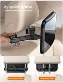 Lamicall Baby Car Mirror for Backseat - [2025 Safest Triangle Hook Clip] Acrylic Car Seat Mirror for Rear Facing, 360° Rotation & Wide Clear View, 3S Quick Install, Newborn Baby Essentials Accessories by TinyTreasures Baby Boutique