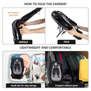 Baby Shoulder Carrier Baby Hiking Backpack Carrier with Rain Cover Sun Shade for Child Safe Backrest and Toddler Ergonomic Seat Holds 40 Pound for Children Between 6 Months-3 Years Old Babies by TinyTreasures Baby Boutique