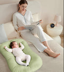 Baby Lounger for Newborn 0-18 Months, Bionic Design Infant Floor Seats & Loungers for Home and Travel, Soft Organic Cotton Baby Lounger, Newborn Babies Shower Gifts by TinyTreasures Baby Boutique