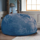 Classic Bean Bag Chair, with Faux Rabbit Fur Cover for Teens and Kids, Memory Foam Bean Bag Chairs, Ultra Soft Faux Fur Fabric, 2.5 feet Round Fluffy Bean Bag Sofa by TinyTreasures Baby Boutique