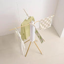 Clothes Drying Rack 4 Legs,Laundry Hanger Dryer Rack,Portable Drying Rack,Foldable Drying Rack-Drying Rack Clothing Laundry Bedroom Household Wooden-12rods by CozyNest Decor