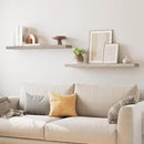 HOOBRO Floating Shelves for Wall, Wall Mounted Shelf Set of 2, 39.4" Hanging Shelf with Invisible Brackets, for Wall in Bathroom, Bedroom, Toilet, Kitchen, Livingroom, Office, Greige BG100BJP201 by CozyNest Decor