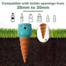 Self Watering Spikes for Plants, Terracotta Slow Release Watering System - Vacation Plant Waterer, 4 Pack Owl Shape Automatic Plant Watering Devices for Indoor Outdoor Potted Plants by GreenHaven Gardens