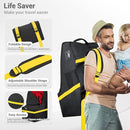 Car Seat Travel Bag - Padded, Comfortable, Durable, Roomy Gate Check Carseat Cover Backpack Fits 3-in-1，Convertible, Booster & Infant Car Seats for Airplane, Airport, Yellow by TinyTreasures Baby Boutique