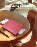ALLIVE Passport Holder for Travel Women Men,Genuine Leather Passport Cover Wallet,Travel Must Haves Airport Essentials Travel Gifts Pink by TinyTreasures Baby Boutique