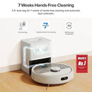 roborock Q7 M5+ Robot Vacuum and Mop, Upgraded from Q5 Max+, 7 Weeks Self-Emptying, 10000Pa Suction, Dual Anti-Tangle System, for Pet Hair & Carpet, PreciSense LiDAR Navigation, App Control, White by CozyNest Decor