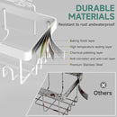 Veken 6-Pack Rustproof Waterproof Shower Caddy, Adhesive Shelves Rack with Soap Holder, Large Bathroom & Washroom Organizer, No Drilling Wall-Mounted Kitchen & Home Decor, Ideal for Bathtub Storage by CozyNest Decor