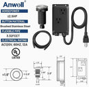Garbage Disposal Air Switch Kit -Professional- Dual Outlet, Sink Top Waste Disposer On/Off, Garbage Disposal Button, UL Listed by CozyNest Decor