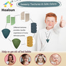 Chew Necklaces for Sensory Kids, 6 Pack Sensory Chew Necklaces for Boys and Girls with Autism, ADHD, SPD, Chewing (Morandi) by TinyTreasures Baby Boutique