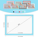 iVyne Corded Light Pad for Weeding Vinyl - A4 Light Box for Drawing - Light Board for Tracing - Light Box for Diamond Painting, Weeding Vinyl, Sketching, Tracing (Blue) by TinyTreasures Baby Boutique
