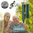 Wind Chimes Outdoor Deep Tone, Wind Chimes for Outside, Memorial Wind Chimes with Hook as Gifts for Mother's Day/Housewarming/Christmas, Patio, Garden, Yard, Home Décor. Green by CozyNest Decor