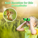 Kids Binoculars,Shockproof 8 x 21 High Resolution Compact Kids Binoculars Real for 3-12 Boys and Girls,Perfect for Bird Watching, Hiking,Camping,Travel, Christmas Birthday Gift by TinyTreasures Baby Boutique