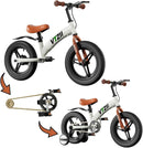 Balance Bike 2 in 1 with Pedals Brake Training Wheels Kickstand Pneumatic tyre,for Kids 2-7 Years Old,Kids Bike 12 14 16 inch by TinyTreasures Baby Boutique