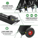 Doniks 52-Inch Tow Behind Lawn Plug Aerator with Universal Hitch, Lawn Aerator Tow Behind with 40 Galvanised Steel Tines,Tray and Inflatable Wheels for Gardens, Lawns, Farms by GreenHaven Gardens