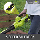 SnapFresh Cordless Leaf Blower, 20V Electric Leaf Blower with 4.0Ah Battery & Fast Charger, 2-Speed Lightweight Battery Leaf Blower for Lawn Care/Patio/Yard/Sidewalk by GreenHaven Gardens