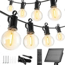 Brightown Solar String Lights Outdoor Waterproof with Remote & USB Port, 29FT Solar Patio Lights with 25+1 LED Shatterproof Bulbs, 3 Light Modes, Dimmable Hanging Light for Camping Backyard Garden by GreenHaven Gardens