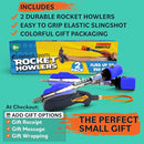 Toy Rocket Launcher for Kids: Best Outdoor Toys Slingshot Rockets Launchers Air Foam Rockets Games for Boys & Girls All Ages. Party Favor Easter Basket Stuffers & Great Gifts for Ages 8 9 10 11 & Up by TinyTreasures Baby Boutique
