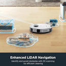 Eureka Robot Vacuum with Bagless Self Emptying Station, 2 in 1 Robotic Vacuum and Mop Combo, 60-Day Capacity, 4000Pa Suction, Auto Lifting Mop, LiDAR Navigation,NER E10s by CozyNest Decor