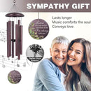 ASTARIN 36" Large Deep Tone Personalized Sympathy Wind Chimes, Memorial Wind Chime for Loss of Mother Father Loved One, Bereavement Gifts Decor Outdoor Patio Garden Graveyard by CozyNest Decor