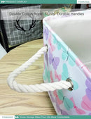 FANKANG Rectangular Laundry Basket Nursery Storage Fabric Storage Bin Storage Hamper,Gift Baskets (Butterfly) by TinyTreasures Baby Boutique